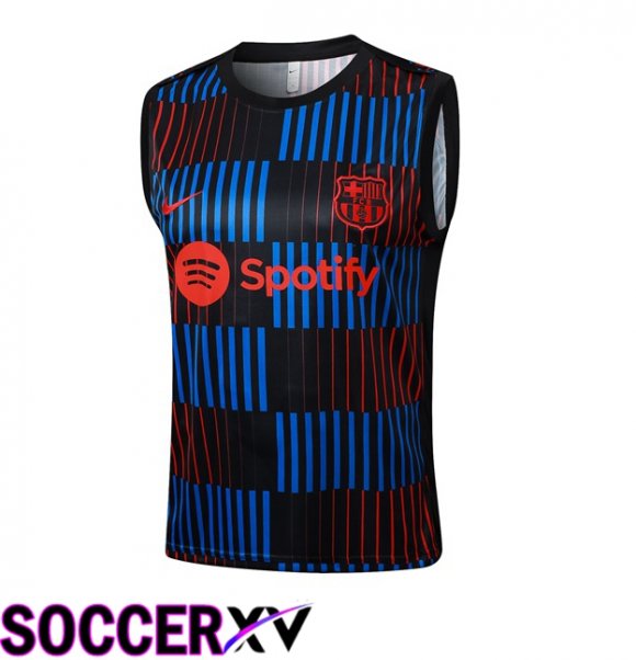 FC Barcelona Gilet Soccer Blue Red Black 2024/2025