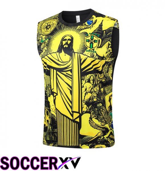Brazil Gilet Soccer Yellow 2024/2025