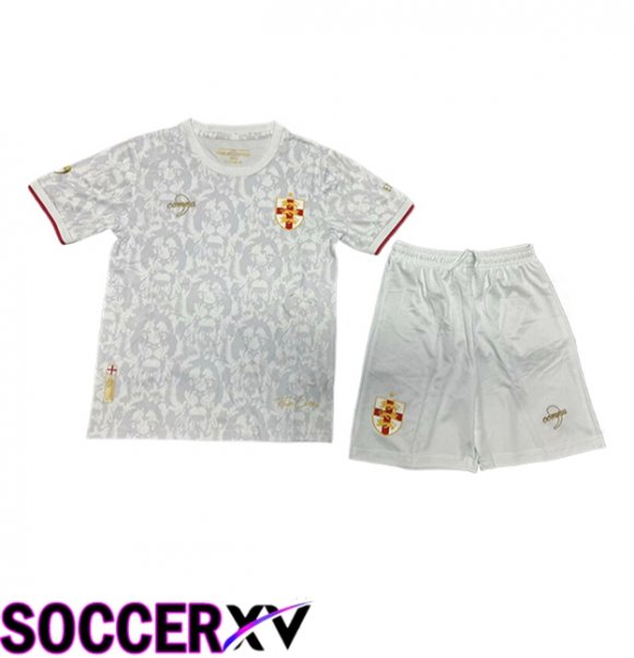 England Kids Soccer Jersey Special Version White 2024/2025