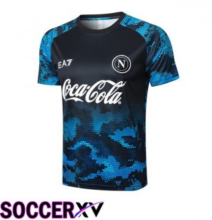 SSC Napoli Training T Shirt Blue Black 2024/2025