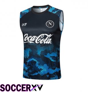 SSC Napoli Gilet Soccer Blue Black 2024/2025