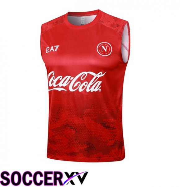 SSC Napoli Gilet Soccer Red 2024/2025