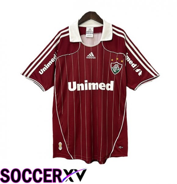 Fluminense Retro Third Soccer Jersey Red 2007-2008