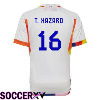 Belgium (T. HAZARD 16) Away Jersey White 2023/2023
