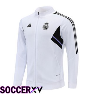 Real Madrid Training Jacket White 2022/2023