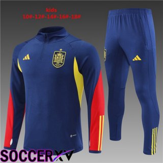 Spain Kids Training Tracksuit Royal Blue 2022/2023