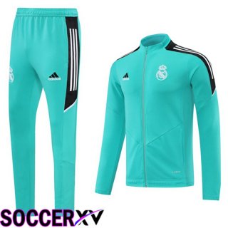 Real Madrid Training Jacket Suit Green 2022/2023