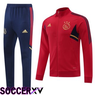 Afc Ajax Training Jacket Suit Red 2022/2023