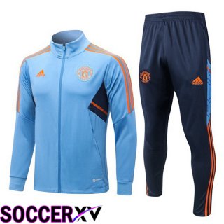 Manchester United Training Jacket Suit Blue 2022/2023