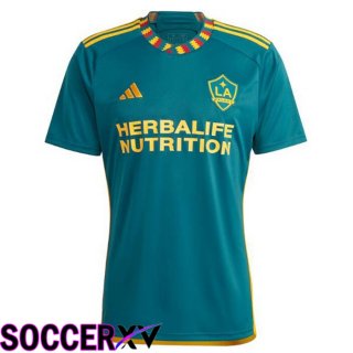 LA Galaxy Soccer Jersey Away Green 2023/2024