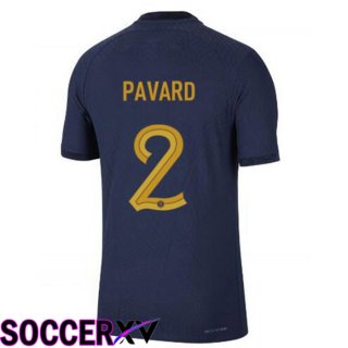 France (PAVARD 2) Home Jersey Royal Blue World Cup 2022