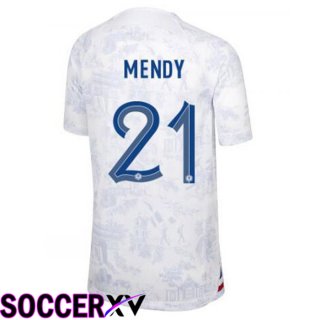 France (MENDY 21) Away Jersey White 2023/2023