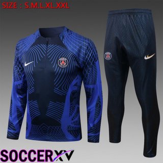 Paris Saint Germain Kids Training Jacket Suit Royal Blue 2022/2023
