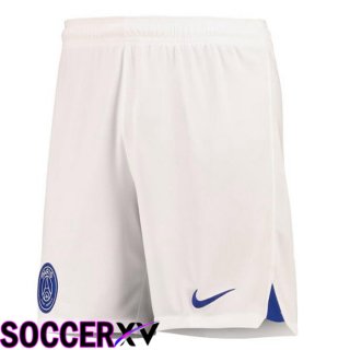 Paris Saint Germain Soccer Shorts Third White 2022/2023