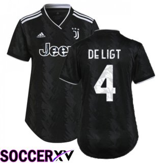 Juventus (De Ligt 4) Womens Away Jersey 2022/2023