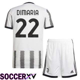 Juventus (Di Maria 22) Kids Home Jersey 2022/2023