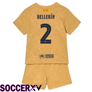 FC Barcelona (Bellerín 2) Kids Away Jersey 2022/2023