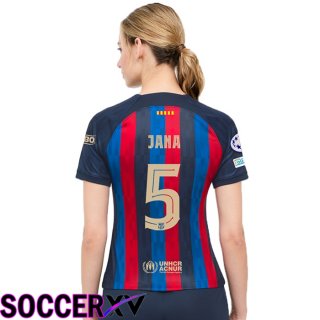FC Barcelona (Jana 5) Womens Home Jersey 2022/2023