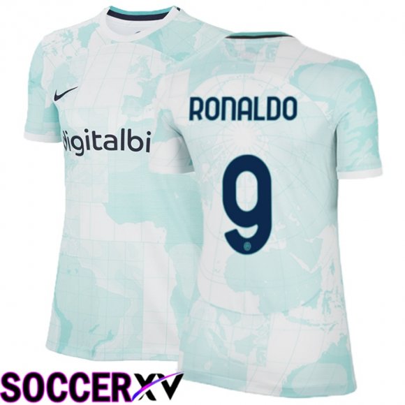 Inter Milan (Ronaldo 9) Womens Away Jersey 2022/2023